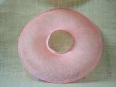 60cm. Stiffened sinamay brim