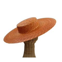 Canotier ala ancha copa baja 