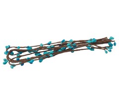 5 ramas de alambres tapeados con pistilos 38 cm
