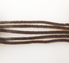 Alambres forrados de terciopelo