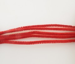 Alambres forrados de terciopelo