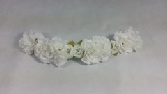 Banda flores alambrada 35 cm