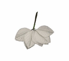 12 satin leaves  