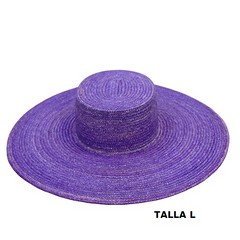 Canotier ala ancha copa alta 