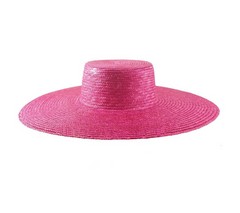 Canotier ala ancha copa alta 