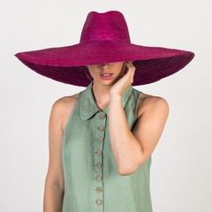 Maxistrawhat fedora   55-60 cm 