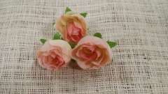 3 litle rosebud 3 cm aprox.