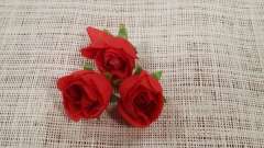3 mini capullitos 3 cm aprox.