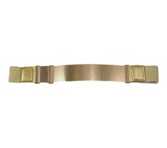 Metallic elastic belt