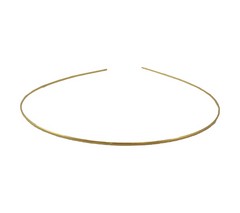 Diademas especiales metalicas doradas