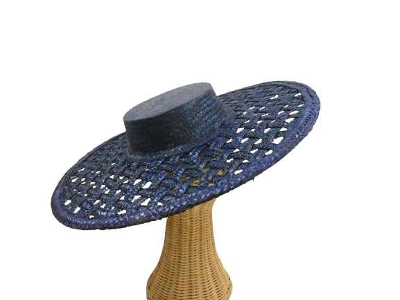 Canotier ala de rejilla