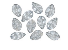 10 cuentas Hoja de rosal