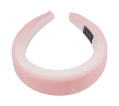 Padded velvet headband 4 cm. approx.