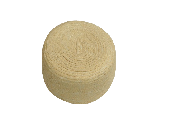 Pill Box paja trenzada