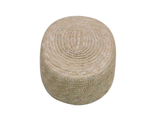 Pill Box paja trenzada