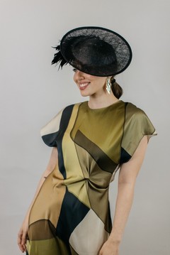 Tocado Catalina sinamay