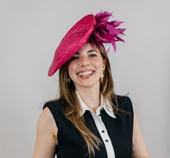 Tocado Catalina paja