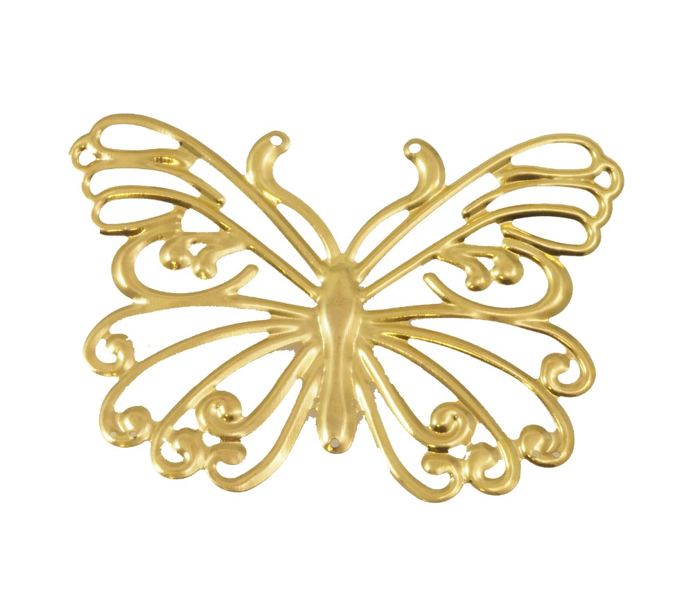 brass butterflies