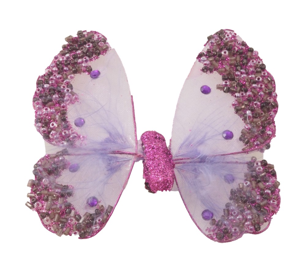 Mariposas de organza y cristal