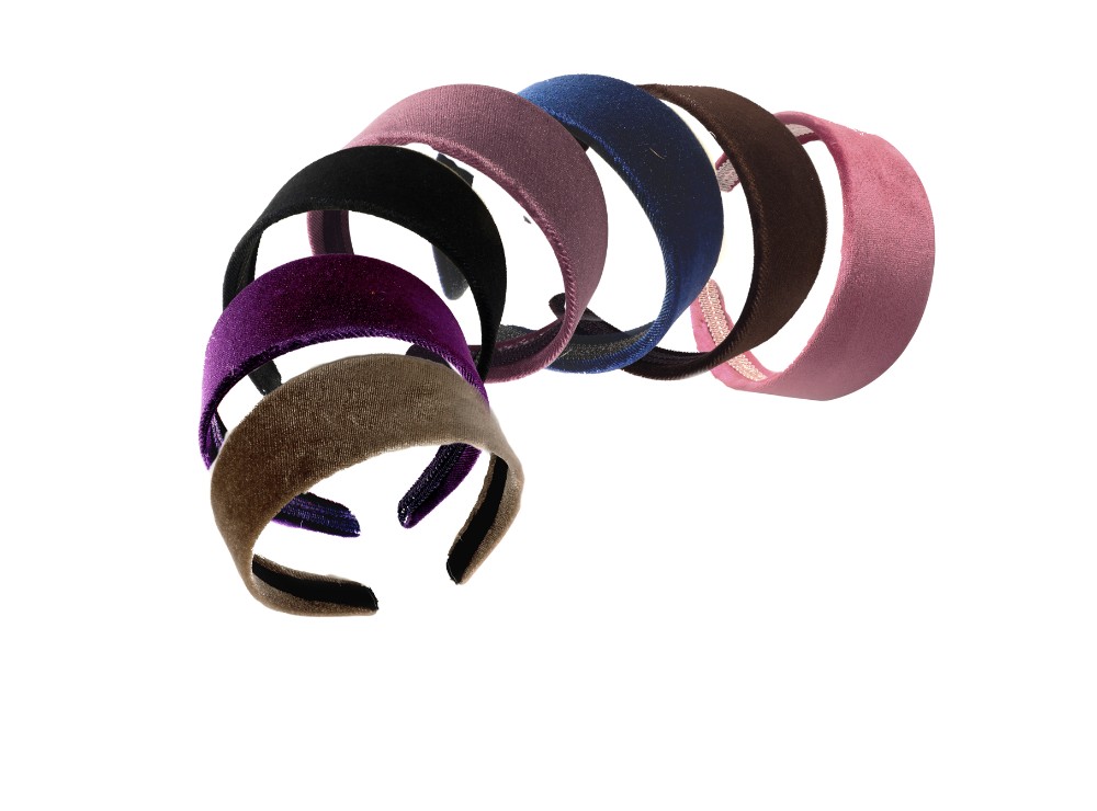 Velvet headband 4 cm approx.