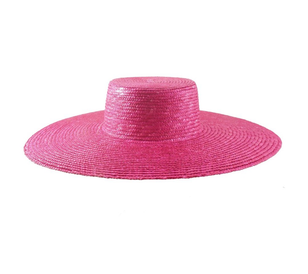 Canotier ala ancha copa alta 