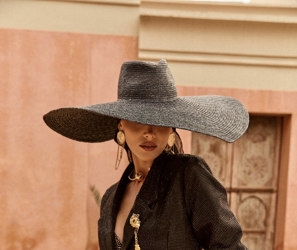 Maxipamela copa fedora  55 cm aprox.