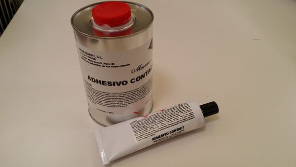 Adhesive special contact leather