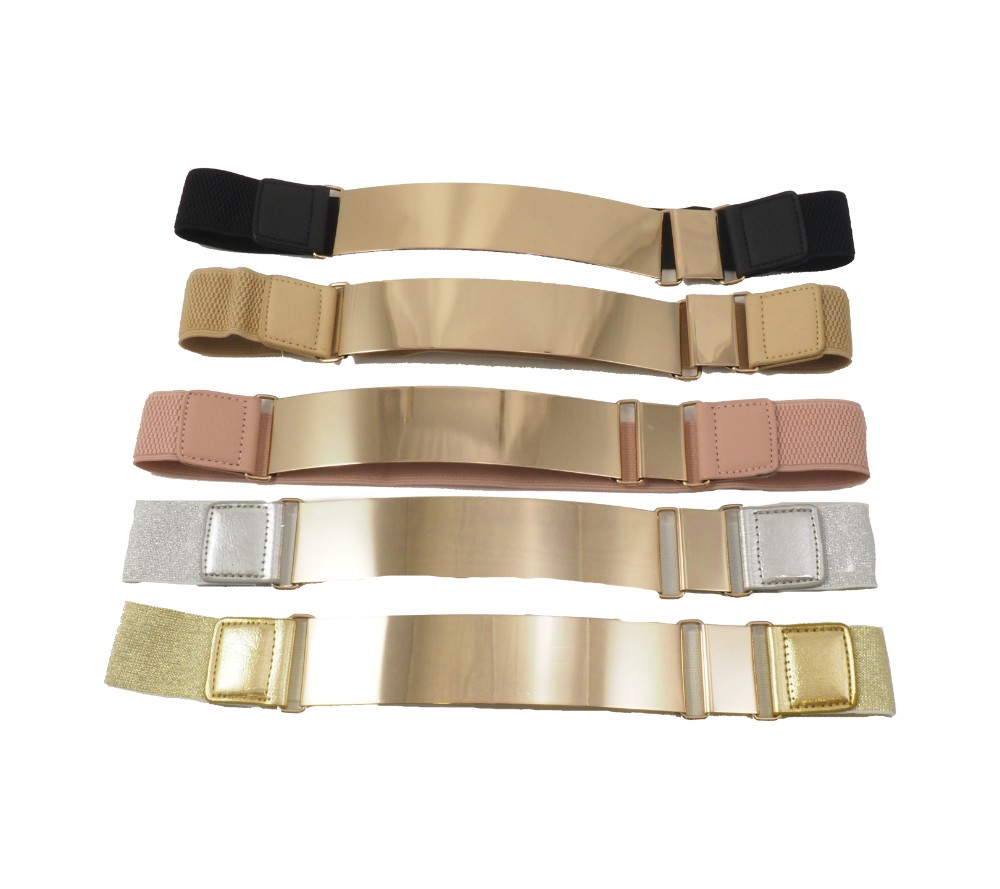 Metallic elastic belt