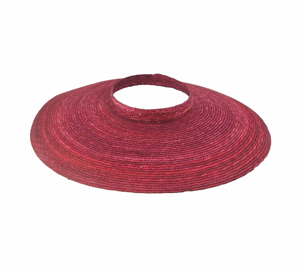Straw braid  brim 53-54 cm aprox.