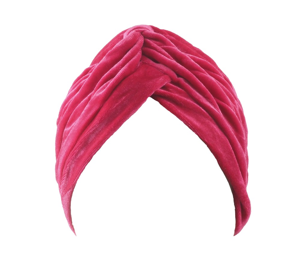 Velvet-licra turban