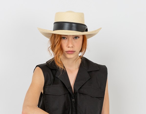 HAT GAMBOA PANAMA WHITE-OFF